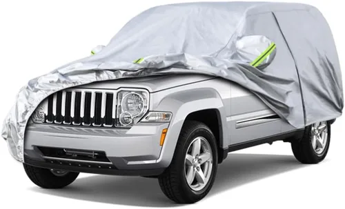 Vista 136 de KouKou Funda impermeable para automóvil SUV adecuada para BMW X1 de 2009 a 2025, 7 capas a prueba de viento para todo tipo de clima, cubierta