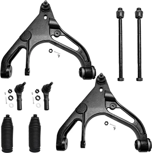 Vista 315 de Detroit Axle - Kit de brazos de control de extremo de 8 piezas para Toyota 2001-2003 Highlander 2002-2003 Camry Lexus ES300, 2 conjuntos de brazos