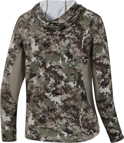 Vista 5 de BASSDASH Sudadera con capucha para hombre, con protección UPF 50+, ligera, de camuflaje, de secado rápido, manga larga, con capucha, FS30M