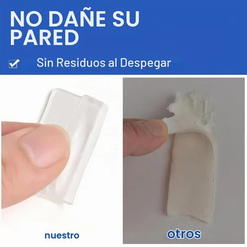 Vista 3 de 120Pcs de cinta de doble cara para paneles de espuma acústica, cinta de montaje extraíble para pared con fuerte adhesivo, protección contra el 120