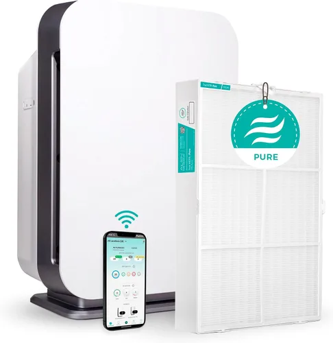 Vista 13 de Alen Purificador de aire BreatheSmart 75i HEPA con filtro Fresh + carbón para habitaciones grandes de hasta 2800 pies cuadrados - para sala de estar