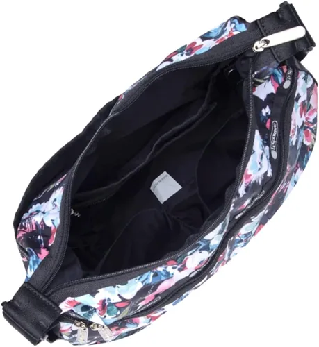 Vista 4 de LeSportsac Sweet Petals - Bolso bandolera grande estilo 3710Color E457 romántico y moderno inspirado en acuarela floraciones artísticamente