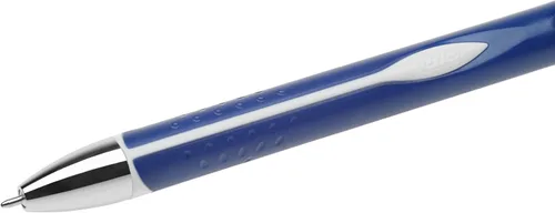Vista 4 de BIC Atlantis pluma retráctil exacta, punta fina (0.7 mm), Azul 3 Count