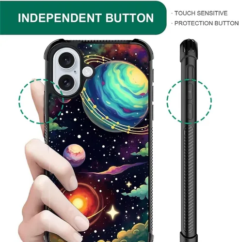 Vista 564 de Funda compatible con iPhone 15, diseño de elefantes africanos, diseño increíble a prueba de golpes, antiarañazos, carcasa trasera de policarbonato