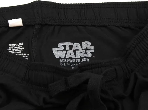 Vista 3 de STAR WARS The Millennium Falcon Print - Pantalones de descanso para hombre Negro