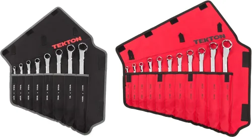 Vista 28 de TEKTON Juego de 5 llaves de caja con desvío de 45 grados con organizadores modulares (1/4-13/16 pulgadas) WBE95101