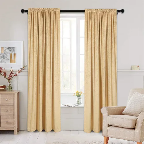 Vista 15 de Cortinas de doble cara de felpilla para cortina de cocina, cenefa para sala de estar