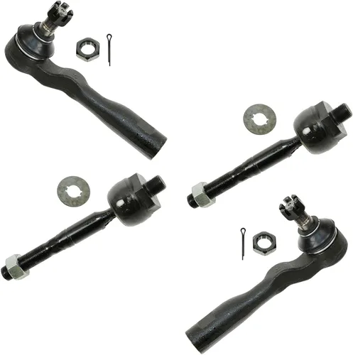 Vista 90 de TRQ Juego de varillas de acoplamiento delanteras interiores y exteriores, 4 piezas, compatible con Kia Soul 2014-2019 15-19 Soul EV