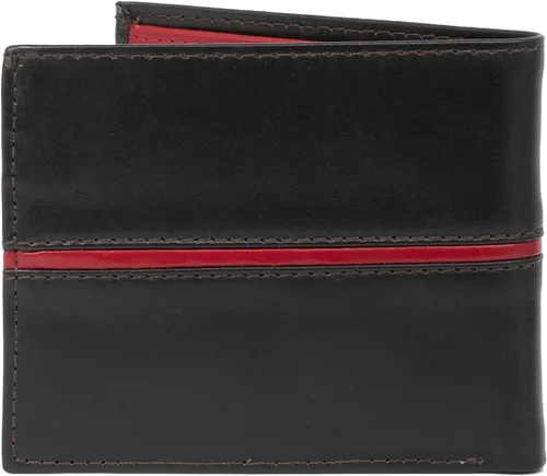 Vista 6 de VELEZ Carteras de cuero genuino para hombre NEGRO MATE Casual