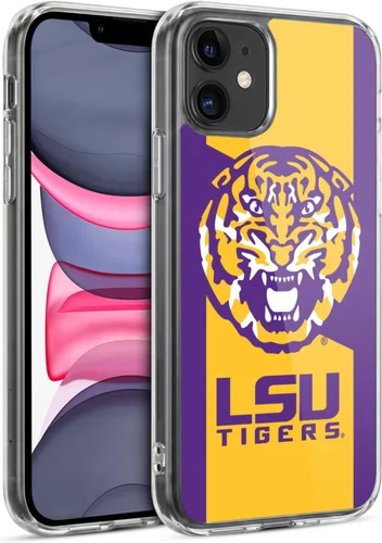 Vista 31 de Head Case Designs Funda de gel suave con licencia oficial de la Universidad Estatal de Louisiana LSU Camou compatible con Apple iPhone 7 Plus/iPhone