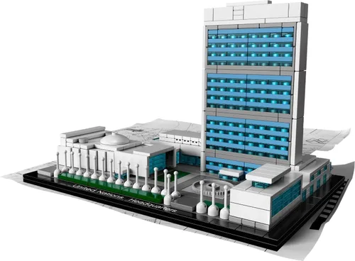 Vista 3 de LEGO Architecture Sede de las Naciones Unidas (suspendido por el fabricante)