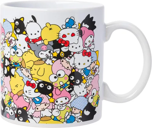 Vista 9 de Silver Buffalo Strawberry Shortcake Bake the World a Better Place - Taza ancha de cerámica con leche, 17 onzas