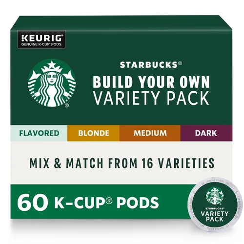 Vista 14 de Starbucks Cápsulas de café K-Cup, café de tostado medio con 2X cafeína mezcla de la casa para cafeteras Keurig, 100% arábica, 6 cajas
