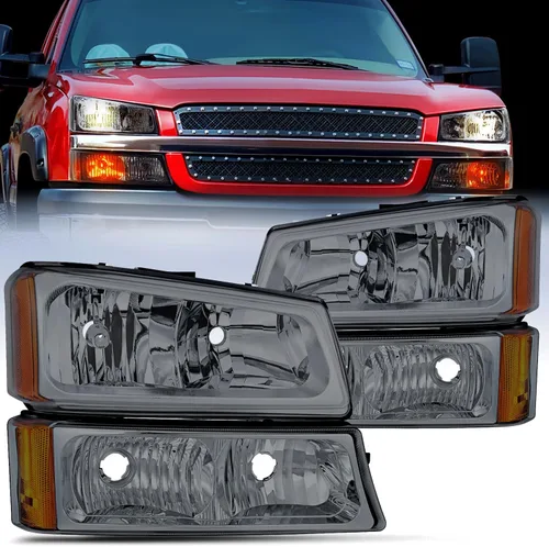 Vista 11 de Faros delanteros Nilight Silverado 2003-2006