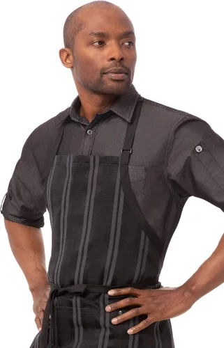 Vista 12 de Chef Works Delantal Unisex Presidio Half Bistro