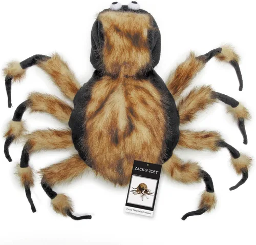 Vista 2 de Disfraz de araña peluda de Zack & Zoey., XS, Marrón, negro