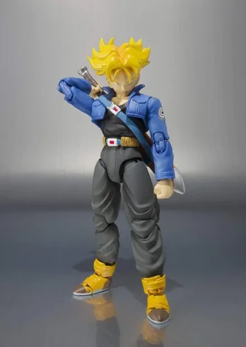 Vista 4 de Dragon Ball Z Super Saiyan Trunks S.H.Figuarts Premium Color Ver. Figura de acción