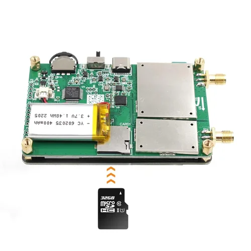 Vista 4 de Vector Network Antenna Analyzer 50KHz-1.5GHz MF HF VHF UHF with SD Card Slot Up to 32G Support RTC Spectrum Analyzer