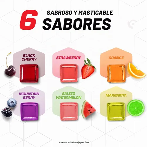 Vista 4 de CLIF BLOKS - Masticables energéticos - Paquete variado - Sin OGM - A base de plantas - Combustible rápido para ciclismo y correr - Carbohidratos