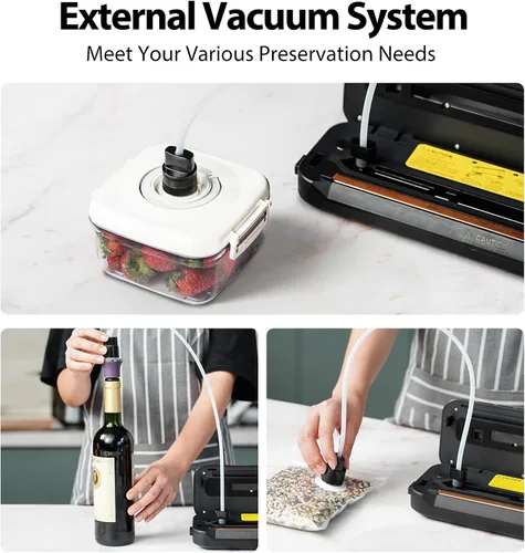 Vista 4 de Máquina automática del sellador al vacío de alimentos, ahorro de vacío Beelicious 8-en-1