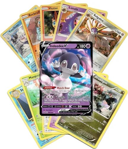 Vista 4 de Pokemon Cards - Lote surtido de 50 cartas con Pokémon V garantizado