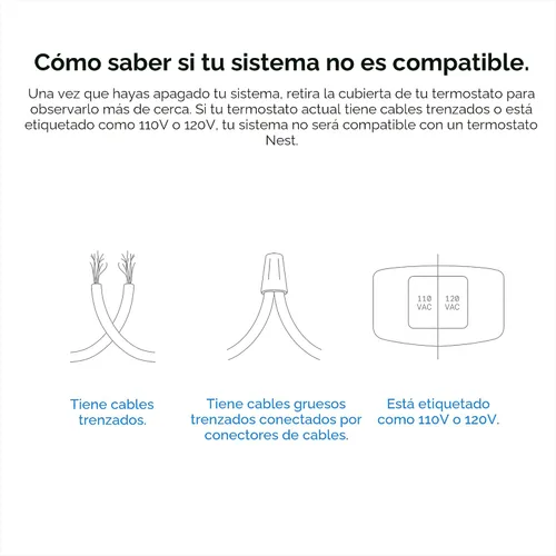 Vista 4 de Termostato Google Nest - Termostato inteligente para el hogar - Termostato programable con Wifi - Niebla