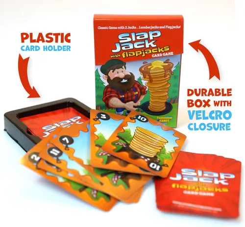 Vista 4 de Continuum Games Slap Jack Flap Jacks - Juego de cartas para niños a partir de 4 años