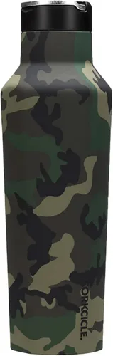 Vista 6 de Corkcicle Classic Sport Canteen - Botella de agua aislada de acero inoxidable, compacta y apta para viajes, duradera, apta para lavavajillas, sin