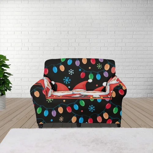 Vista 35 de Horeset Fundas elásticas para sofá con diseño de flores otoñales, lavables para sofá de 2 cojines, funda protectora para mascotas y perros