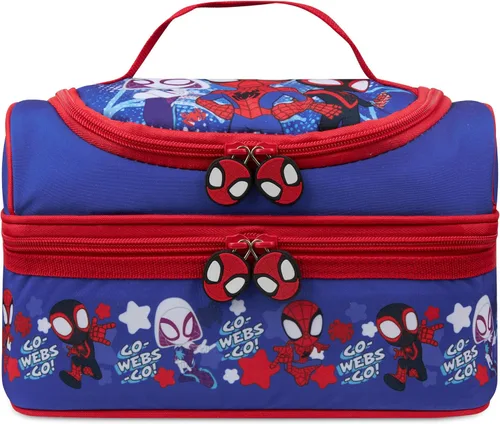 Vista 11 de Get Trend Disney Toy Story - Lonchera térmica reutilizable para niños, bolsa enfriadora ligera, doble compartimento con asa, se adapta a la lonchera
