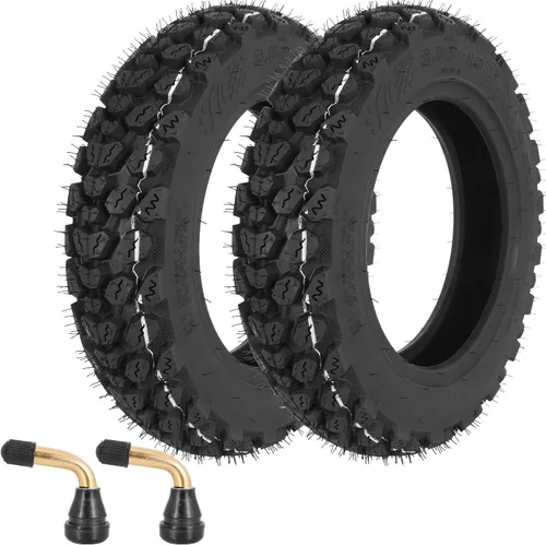 Vista 7 de 3.50-10 Neumático para scooter, 3.50-10 Neumático sin cámara todo terreno para reemplazo delantero/trasero en scooters y motos con llantas de 10 1