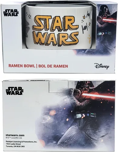 Vista 9 de Katalyst Licencias y promociones Star Wars Ramen Bowl y palillos Space Chase Millenium Falcon Tie Fighter X-Wing
