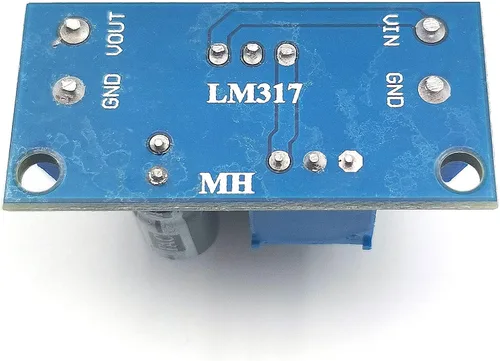 Vista 5 de KIRO&SEEU 2 unids LM317 Regulador de Voltaje Ajustable Fuente de Alimentación DC-DC Reductor Convertidor DC Placa de Circuito Regulador Lineal