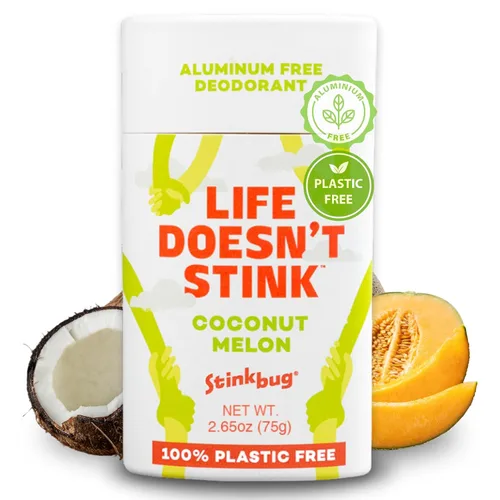 Vista 33 de Stinkbug Naturals - Desodorante orgánico sin aluminio con aceite de coco y aceites esenciales, sin parabenos, desodorante para piel sensible, 2.1
