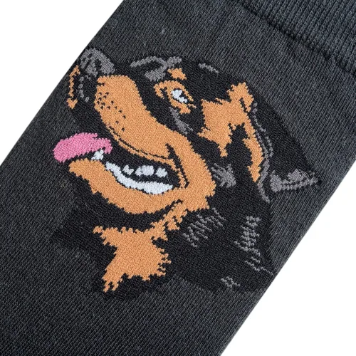 Vista 4 de Cool Socks Calcetines para mujer, animales, perros y cachorros, divertidos y bonitos