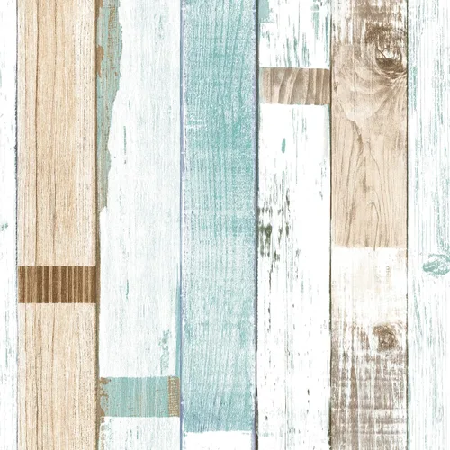 Vista 7 de Yun-aeon Papel de Contacto de Madera Natural Gris Madera Papel Tapiz Despegar y Pegar 17.3" x 80" Autoadhesivo Removible Vintage Imitación Madera