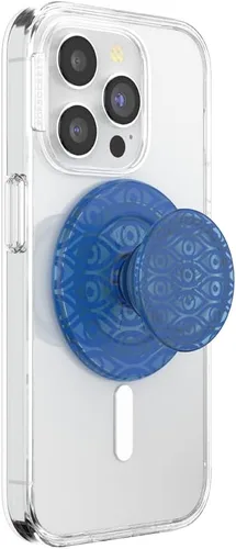 Vista 13 de Agarre para teléfono PopSockets con soporte expansible, agarre adhesivo, azul - Cobalto mate
