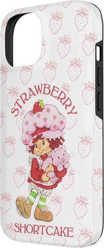 Vista 2 de iPhone 14 Strawberry Shortcake Cutie - Funda con diseño de fresas vintage