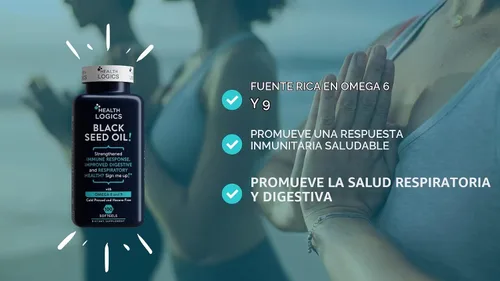 Vista 6 de Health Logics, Aceite de semilla de comino negro, Píldoras blandas, 100 unidades, 15936564099, 1, 1