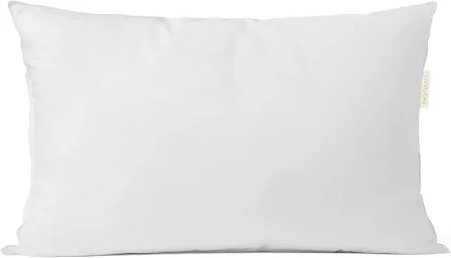 Vista 10 de Coyuchi Relleno de almohada de plumón (estándar, blanco)