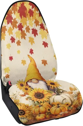Vista 2 de Rnyleeg Funda de toalla para asiento delantero de automóvil de Acción de Gracias para otoño, después del gimnasio, natación, yoga, fundas