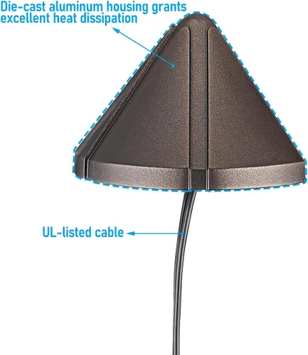 Vista 8 de LEONLITE Luces LED de cubierta de 5 W de bajo voltaje, luz de barandilla de escalera de 12 V, luz de valla de paisaje al aire libre, cable listado 5