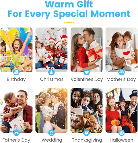 Vista 5 de Mantas personalizadas con fotos, mantas personalizadas con imágenes para mamá, adultos, bebés, padres, amigos, amantes, perros, mascotas
