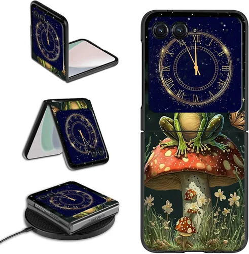Vista 8 de Rossy Funda para Motorola RAZR 5G, para Moto RAZR 5G, funda delgada y ligera de policarbonato duro a prueba de golpes para Motorola Moto RAZR 5G