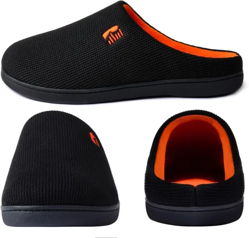 Vista 3 de Pantuflas RockDove para hombre de espuma viscoelástica, dos tonos