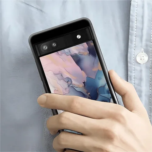 Vista 764 de Compatible con Google Pixel 4A 5G Mobile Case Creative Acrylic Panel trasero Silicona Protección Grip especialmente diseñado para Google Pixel 4A 5G