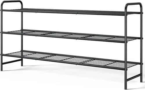 Vista 7 de Kitsure Zapatero - Organizador de Zapatos de Acero Inoxidable, Zapatero Resistente para Closet y Entrada de Puerta Principal, Estante de Zapatos