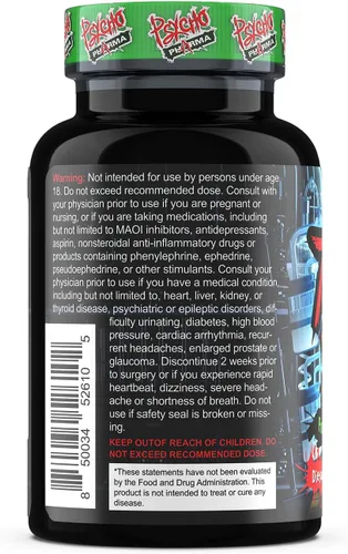Vista 3 de Psycho Pharma Thunderstruck - Suplemento de masa muscular magra