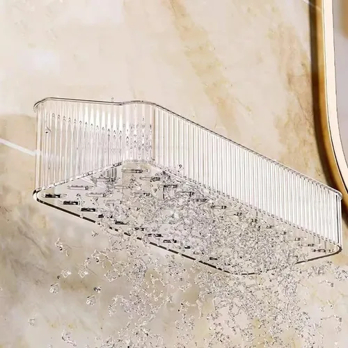Vista 7 de Organizador adhesivo para ducha de 2 piezas, organizador de maquillaje, organizador de maquillaje, cubos de almacenamiento para baño y cocina