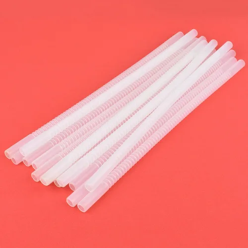 Vista 5 de Pajitas Flexibles - 11 Pulgadas de Largo Pajitas Flexibles - Pajita para Beber Flexible Reutilizable - Paquete de 14